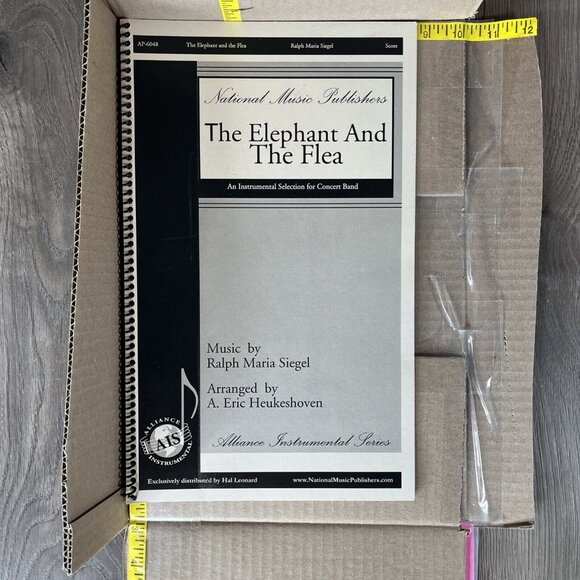 Elephant And The Flea, The Sheet Music Score An Piccolo Tuba For Concert Band - Picture 6 of 6